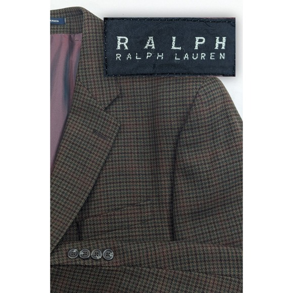 Ralph Lauren Other - Ralph Lauren Blazer Sport Coat Suit Jacket 46R 48" Chest Lambswool Houndstooth